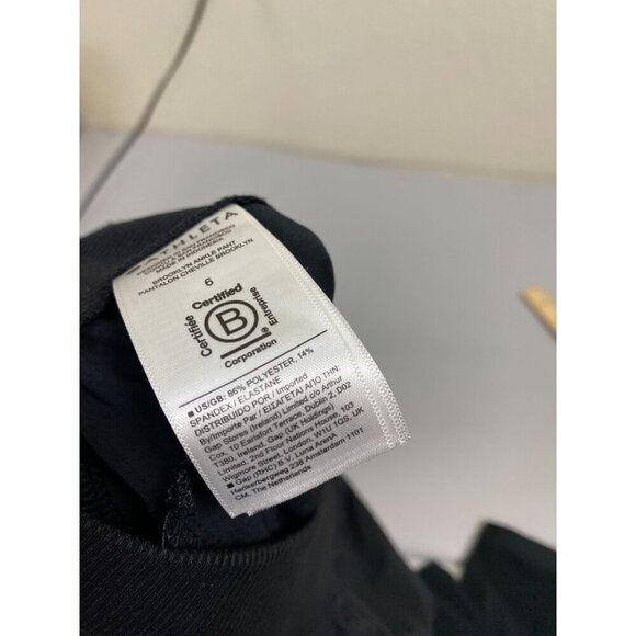 Athleta Black Brooklyn Mid Rise Ankle Utility Pants Size 6 Athleisure - Picture 6 of 16